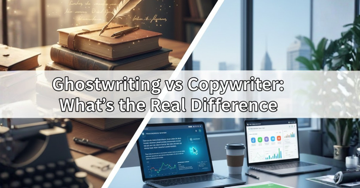 Ghostwriting vs Copywriter
