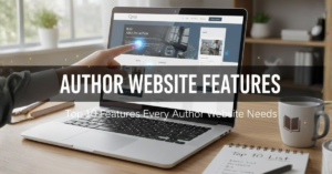 Features of author website