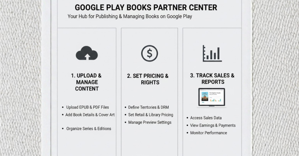 What is the Google Play Books Partner Center?